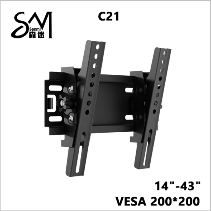 14”-43” Малое наклонное настенное крепление для телевизора C211 (4)